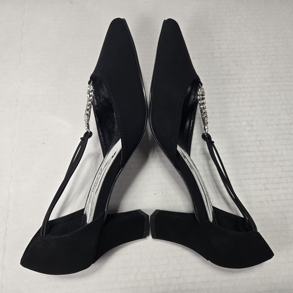 Easy Street Alive 5 Moonlight Heels Rhinestone Accents Women's Size 7 Extra Wide - Picture 7 of 14